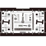 增強型ISO12233標準分辨率測試卡（0.5倍、1倍、2倍、4倍、8倍）4000線