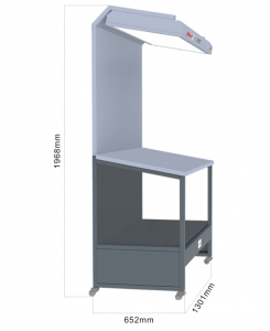CC120-M 立式看樣臺(tái)( 對色燈箱)